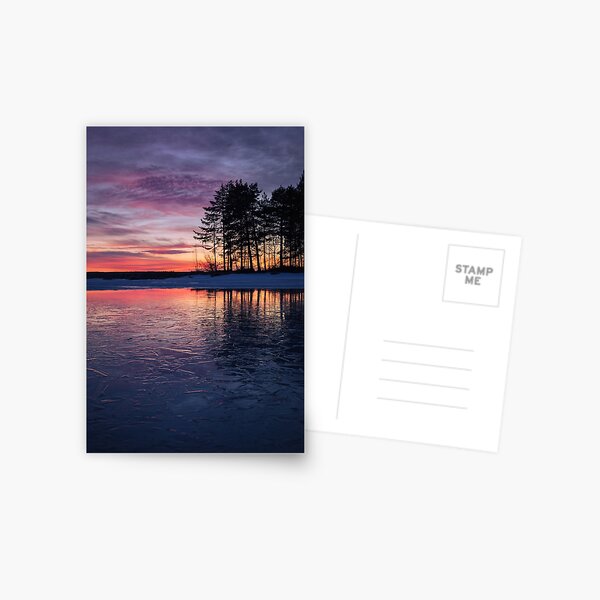 Item preview, Sunset at the lake designed and sold by Juhku.
