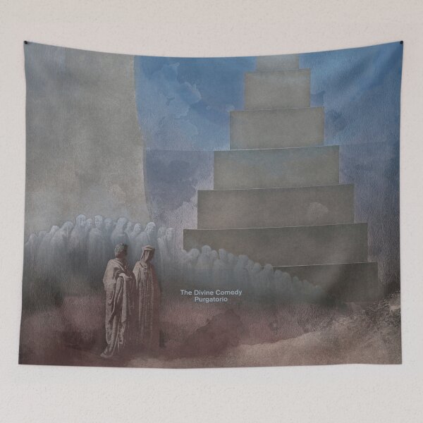 Item preview, Dante Alighieri - The Divine Comedy, Purgatorio, Literary Art for Book Lovers designed and sold by RedHillPrints.