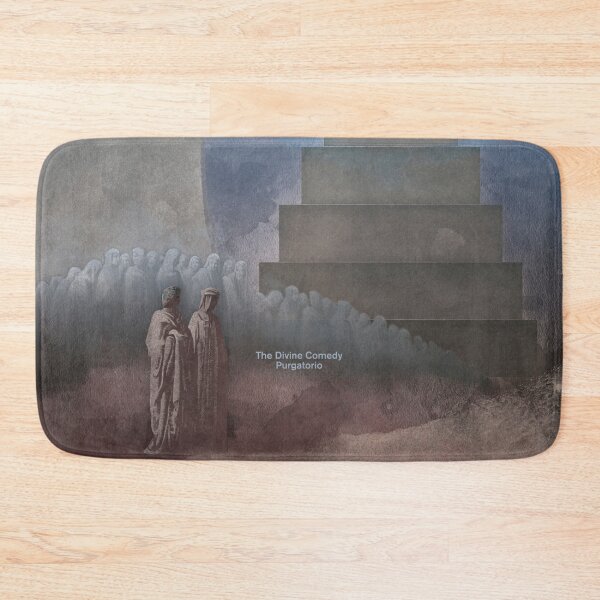 Item preview, Dante Alighieri - The Divine Comedy, Purgatorio, Literary Art for Book Lovers designed and sold by RedHillPrints.