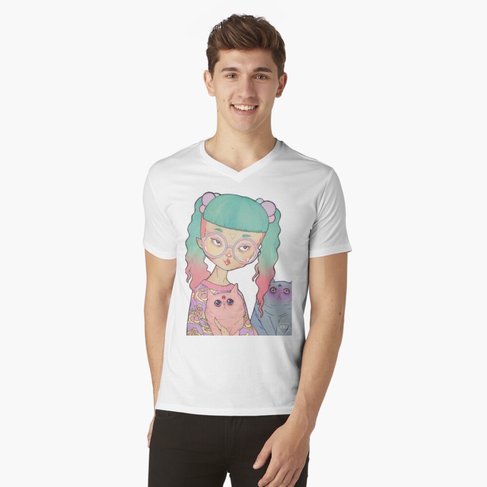 Item preview, V-Neck T-Shirt designed and sold by lOll3.