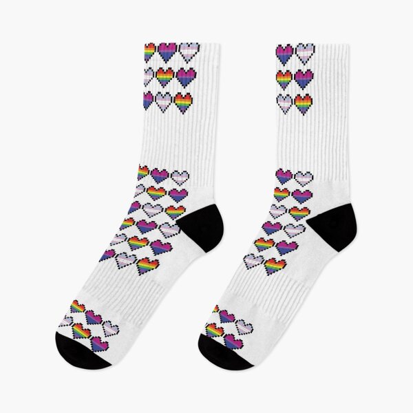 Item preview, LGBT pixel hearts designed and sold by nadilee.