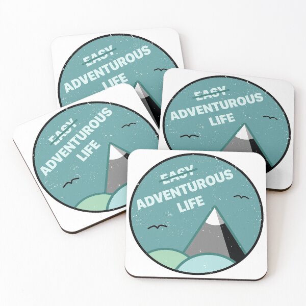Item preview, Adventurous Life Adventure Challenge Art - Seafoam Colour Scheme designed and sold by PilgrimageShop.