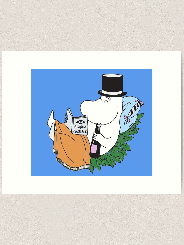 Moomin Reading Art Print by Tove Jansson