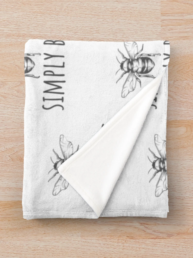 Thumbnail 3 of 6, Throw Blanket, SIMPLY BEE designed and sold by RheaRealm.