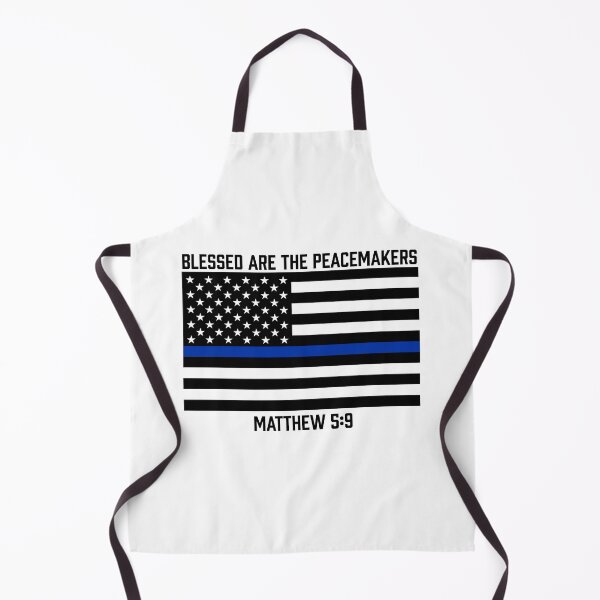 Item preview, Blessed are the peacemakers blue line designed and sold by RossDillon.