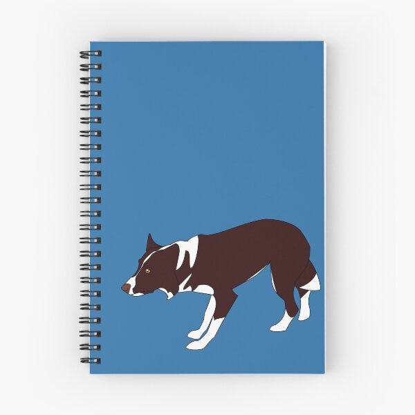 Item preview, Crouching Border Collie - Red & White designed and sold by Cnick.