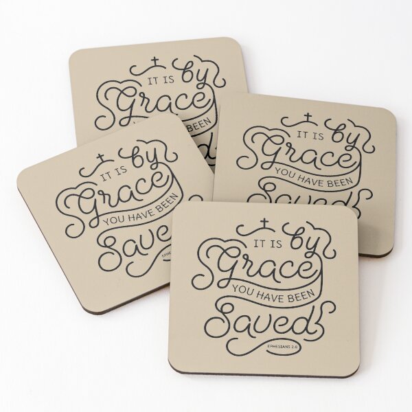 Item preview, Christian Lettering design - It is by Grace you have been Saved - Ephesians 2:8 designed and sold by BeYoonik.