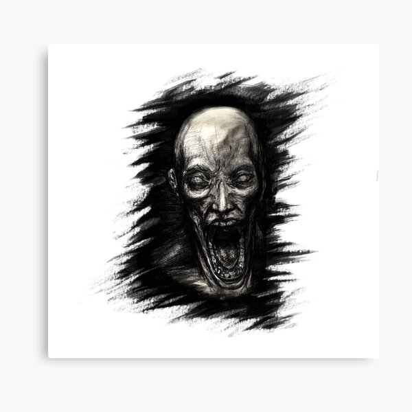 scp 096 Picture , scp 096 face Canvas Print for Sale by Every Pet Shirts