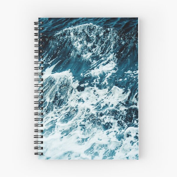 Aperçu de l'œuvre Vagues de l'océan bleu créée et vendue par N' ajjer.
