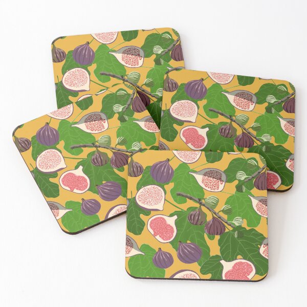 Item preview, Ripe figs on orange designed and sold by Flyingwall.