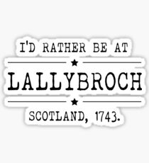 Lallybroch - Outlander Sticker