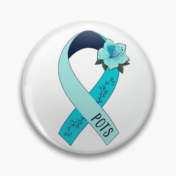 Item preview, Postural orthostatic tachycardia syndrome Awareness, POTS Ribbon designed and sold by AnsDesigns.