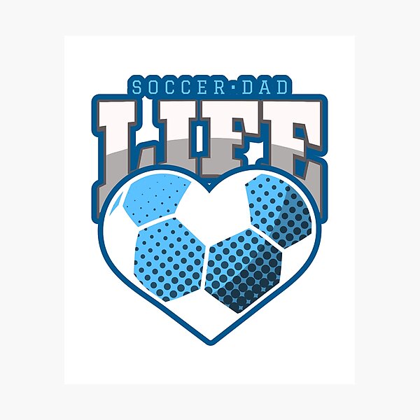 Item preview, Soccer Dad Life Heart Father's Day designed and sold by davestees506.