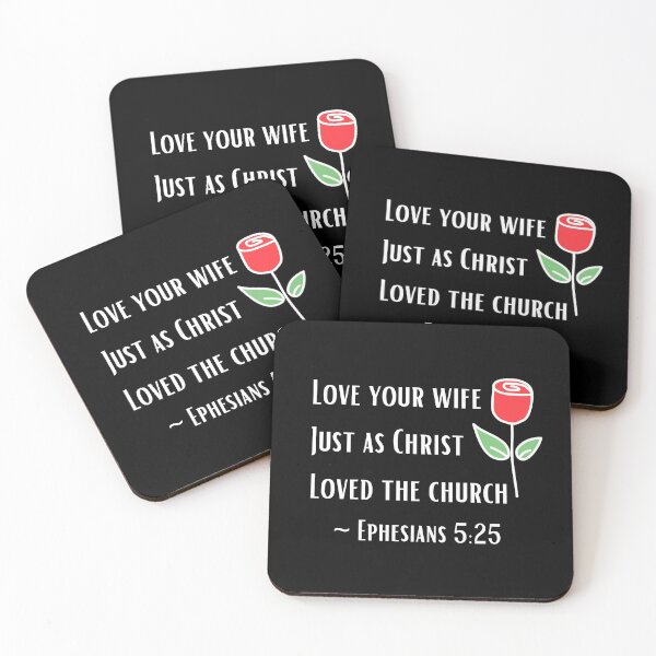 Item preview, Love Your Wife Christ Church Christian Wife Bible Scripture designed and sold by wackodesign.