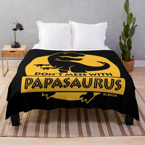 Item preview, Don’t Mess With Papasaurus (Daddy / Father / Gold) designed and sold by Roderix.