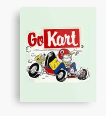 Go Kart Vintage Metal Print