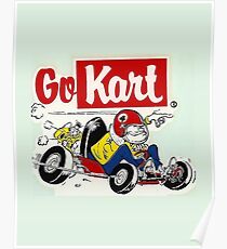 Go Kart Vintage Poster