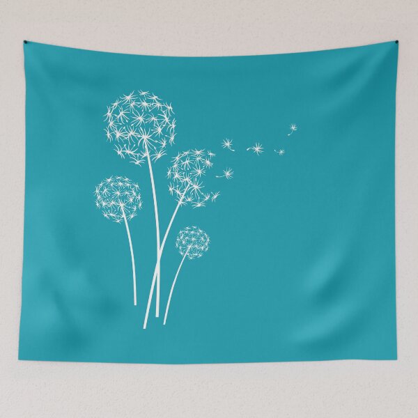 Item preview, Dandelion dark turquoise designed and sold by Kritzel-Claudi.