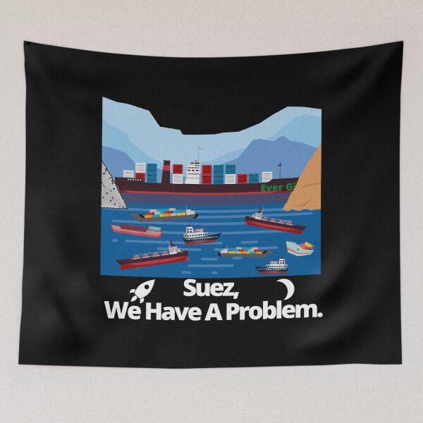 Item preview, Suez Canal Boat Stuck designed and sold by Designs24U.