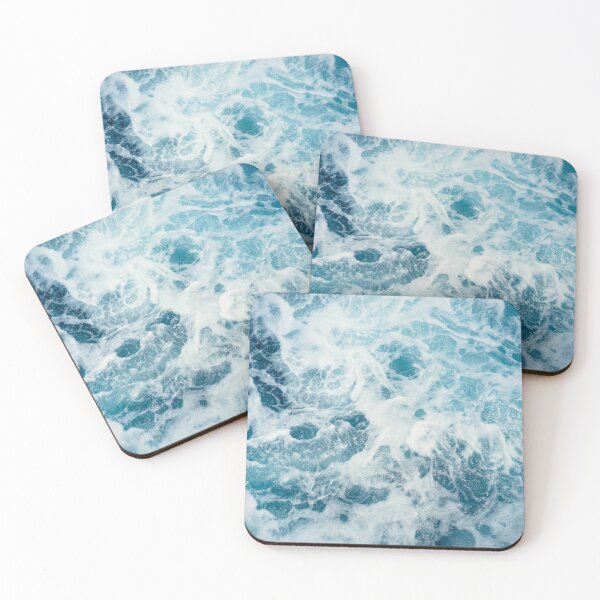 Item preview, light Blue ocean waves designed and sold by N' ajjer.