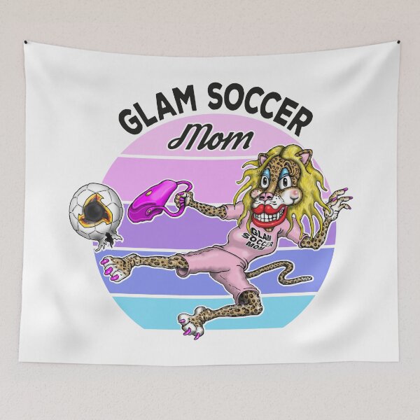 Item preview, Soccer Mom Leopard Funny Glam Soccer Mom Life Mothers Day designed and sold by Status71.