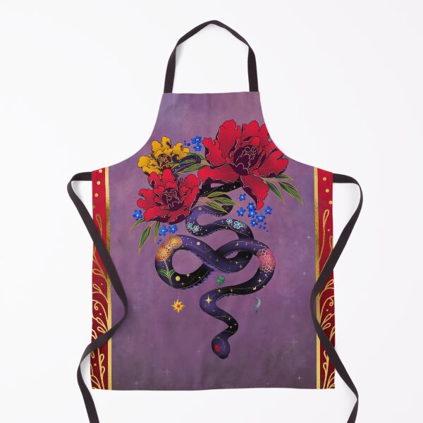 Item preview, Snake Peony Flowers Tattoo designed and sold by arterialmotive.