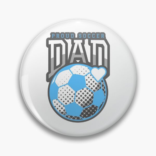 Item preview, Proud Soccer Dad Heart Father's Day designed and sold by davestees506.
