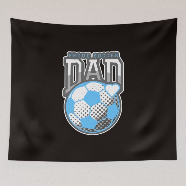 Item preview, Proud Soccer Dad Heart Father's Day designed and sold by davestees506.