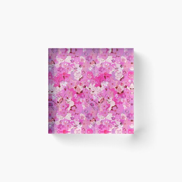 Item preview, flower pattern in shades of pink designed and sold by cemreyigitsahin.