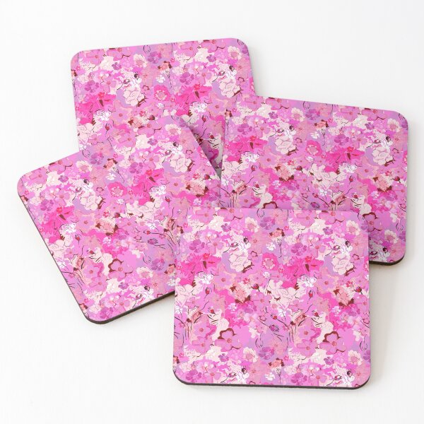 Item preview, flower pattern in shades of pink designed and sold by cemreyigitsahin.