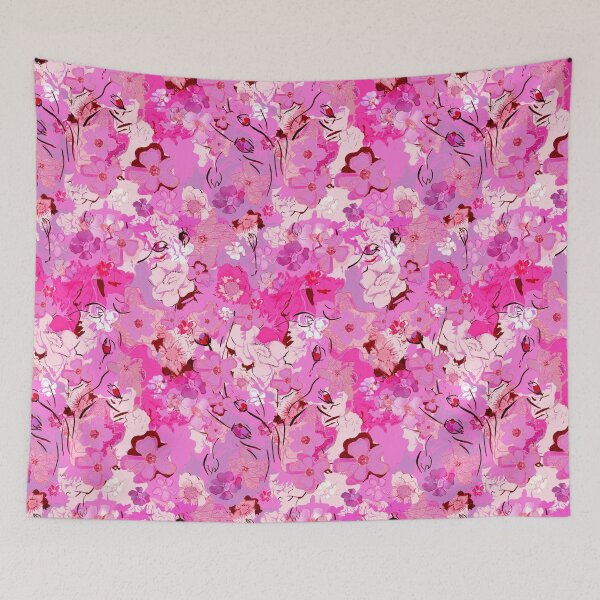 Item preview, flower pattern in shades of pink designed and sold by cemreyigitsahin.