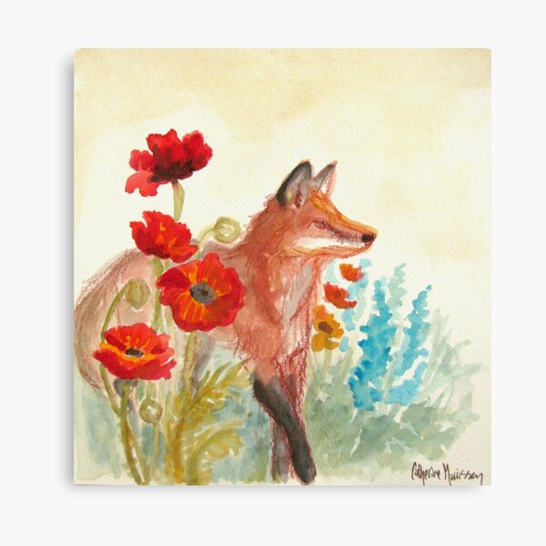 Item preview, Wildflower Fox designed and sold by CyanOwl.