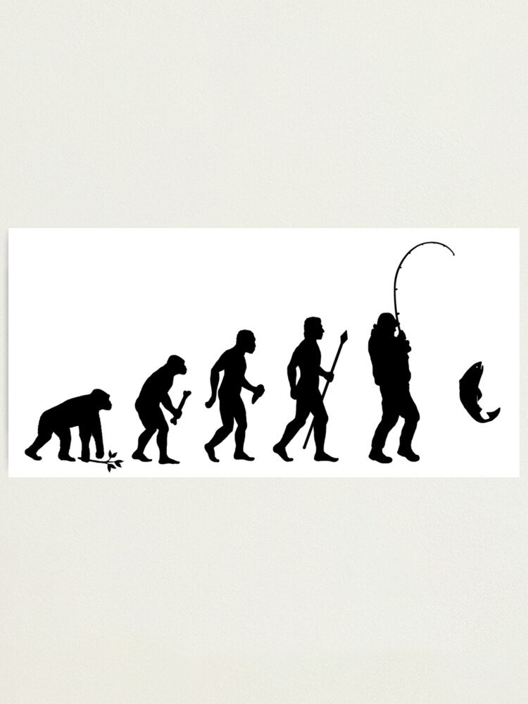 Funny Evolution Of Man and Boat Fishing Tote Bag for Sale by