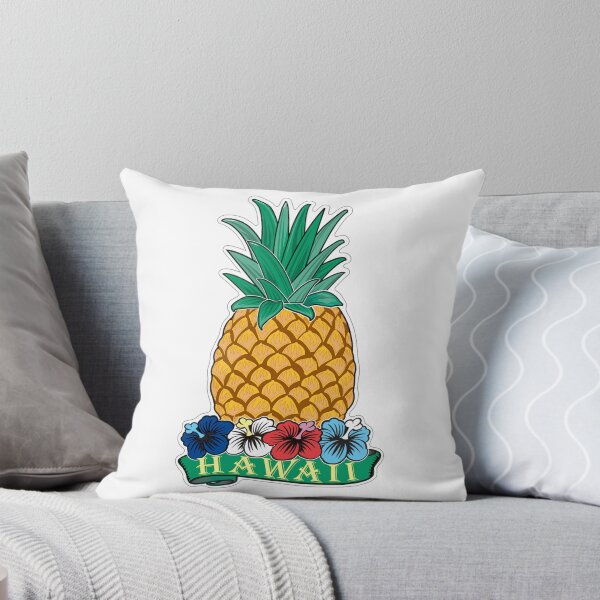 Item preview, Hawaiian Pineapple wit Flowers designed and sold by Macbrittdesigns.