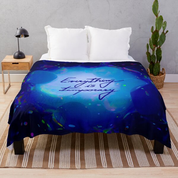 Item preview, Everything is Temporary - Blue Space Bubbles designed and sold by zazuzanta.