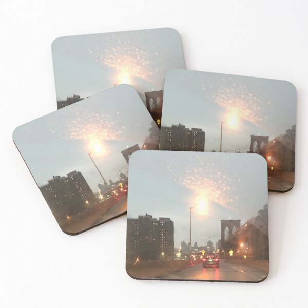 Item preview, Addicted to New York City Brooklyn Bridge City Life Night Life Blue Lit Sky Addicted to Paris designed and sold by NadeenInspires.