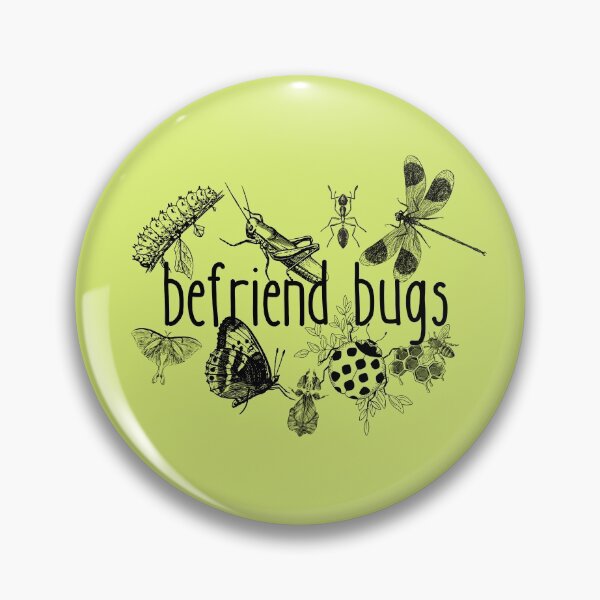 Item preview, Befriend Bugs Line Drawing Pollinator Design designed and sold by EarthArtDesigns.