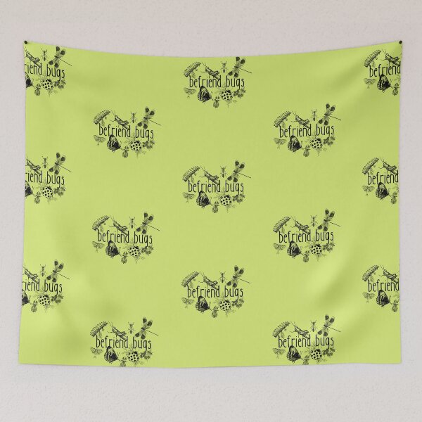 Item preview, Befriend Bugs Line Drawing Pollinator Design designed and sold by EarthArtDesigns.