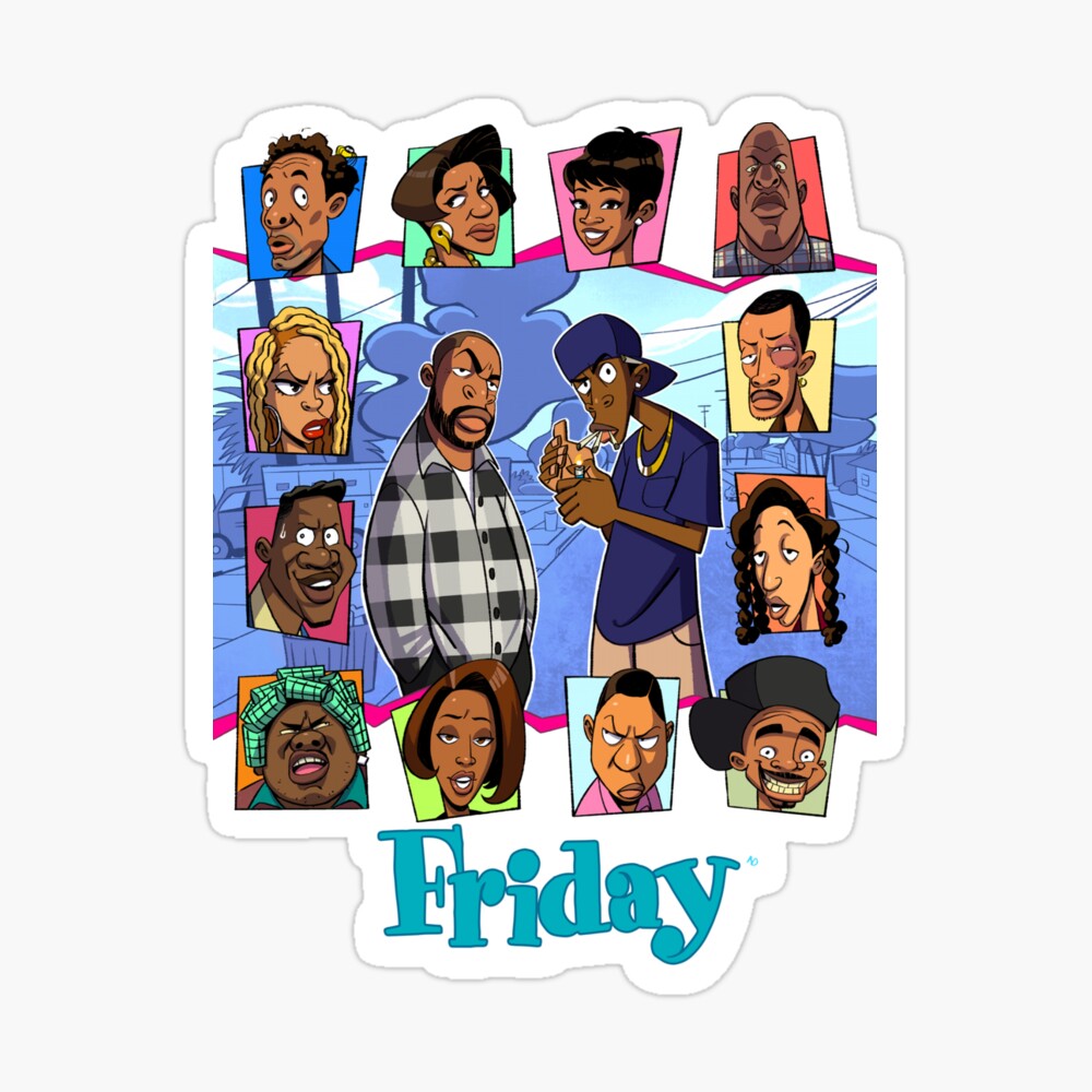 Friday cartoon shirt Clearance