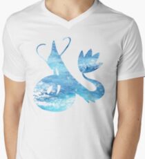 Milotic used Aqua Ring Men's V-Neck T-Shirt