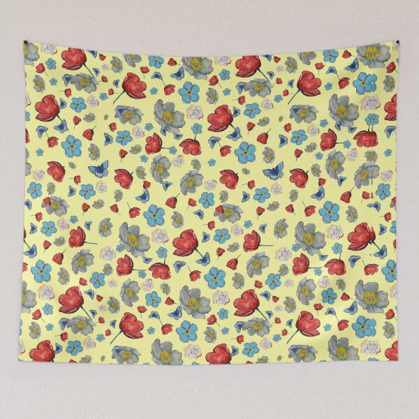 Item preview, FLOWERS AND BUTTERFLIES designed and sold by cemreyigitsahin.