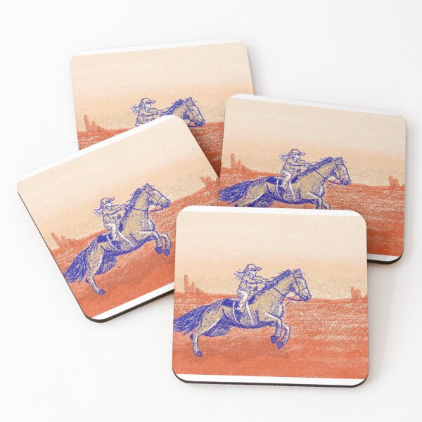Item preview, western cowgirl art designed and sold by thompsonsarah.