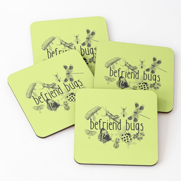 Item preview, Befriend Bugs Line Drawing Pollinator Design designed and sold by EarthArtDesigns.