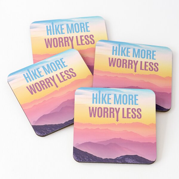 Item preview, Hike More Worry Less - Mountain Climbing & Camping Adventure designed and sold by P2CPOD.