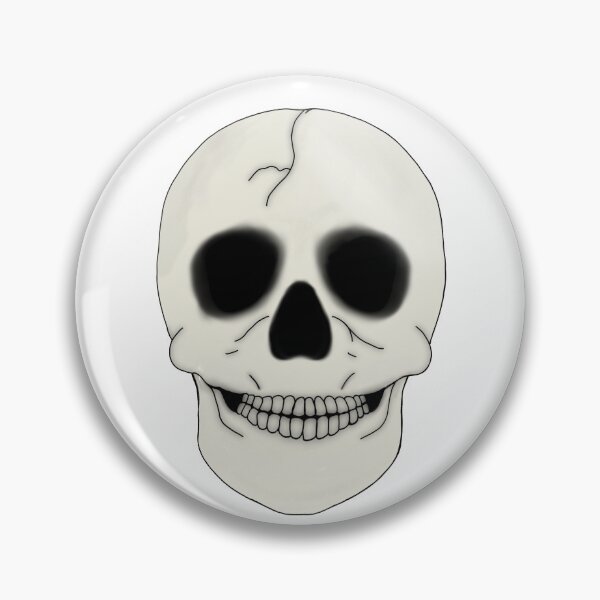 Item preview, Smiling skull designed and sold by MrsSewTay.