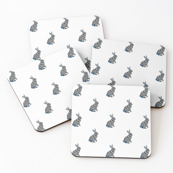 Item preview, GINGHAM BUNNY designed and sold by WokeWords.