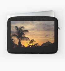 Fast Moving Clouds at Sunset Laptop Sleeve