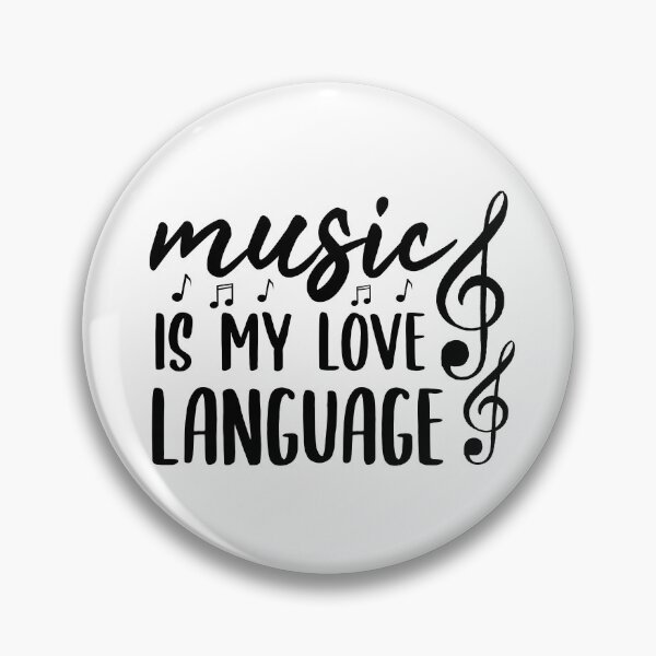 Item preview, Music Is My Love Language - Second Language Singer Gift designed and sold by jacks-tees.