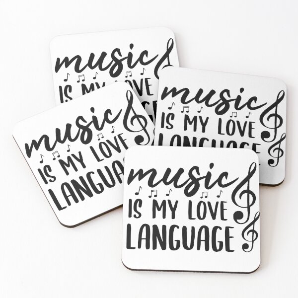 Item preview, Music Is My Love Language - Second Language Singer Gift designed and sold by jacks-tees.