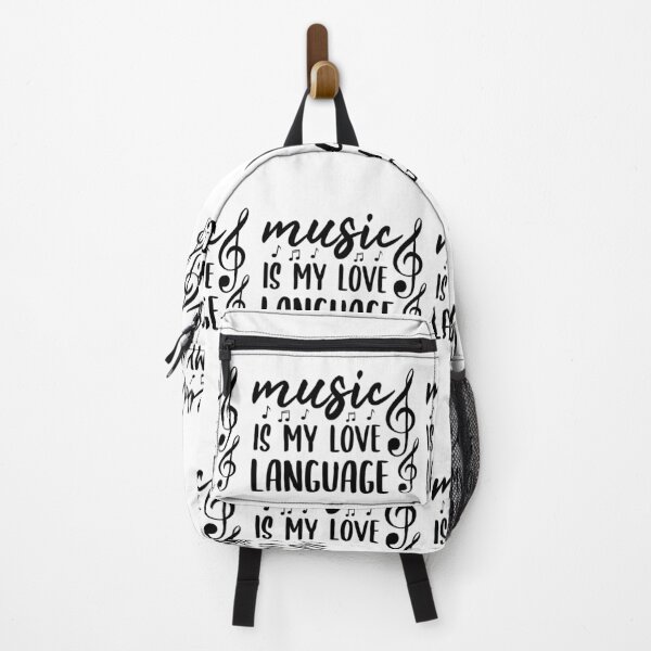 Item preview, Music Is My Love Language - Second Language Singer Gift designed and sold by jacks-tees.